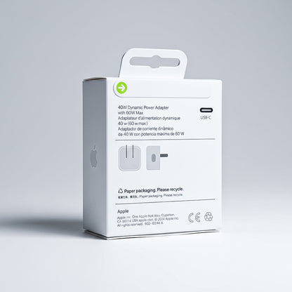 Mobax 40W Dynamic Power Adapter for iPhone | Fast Charging with 60W Max