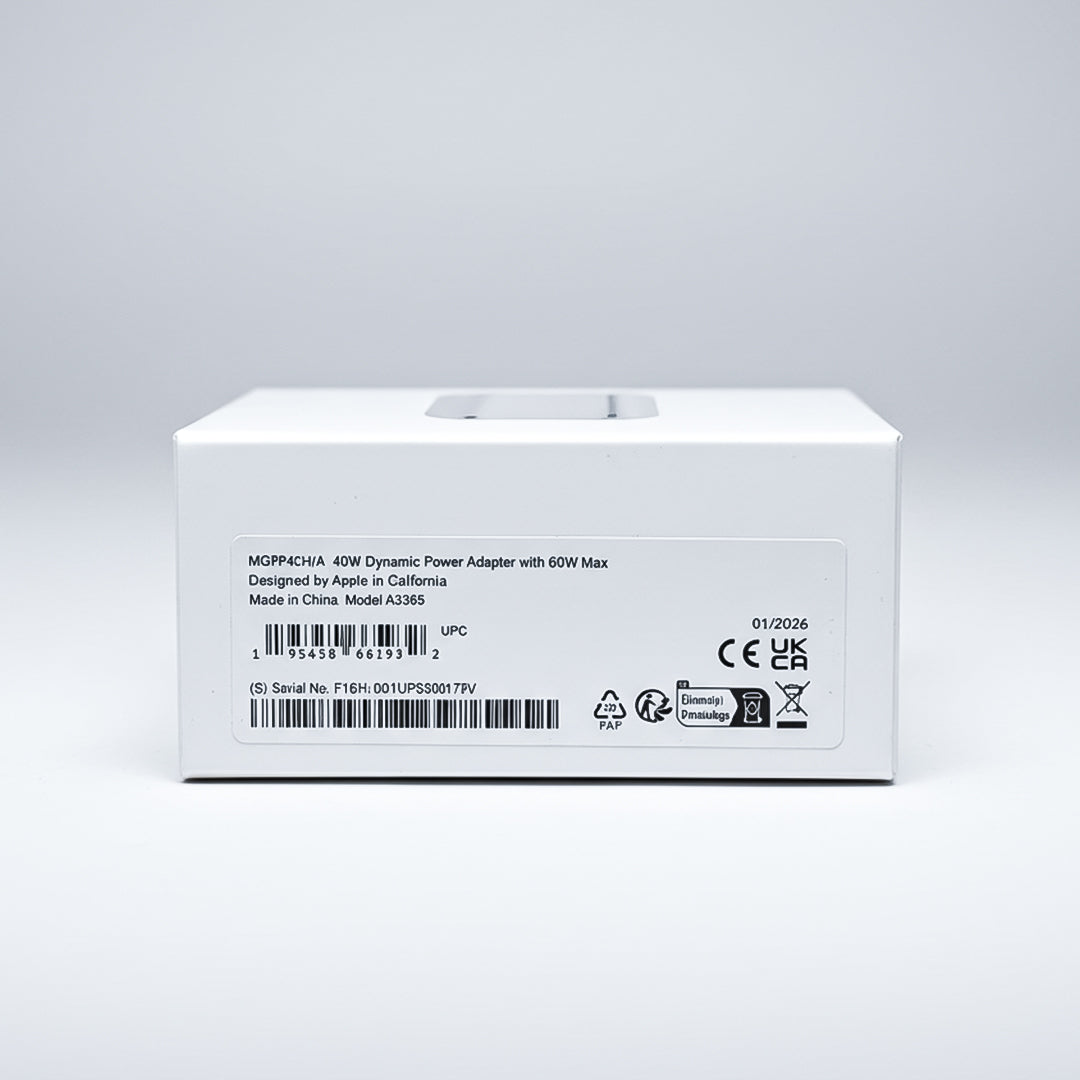 Mobax 40W Dynamic Power Adapter for iPhone | Fast Charging with 60W Max