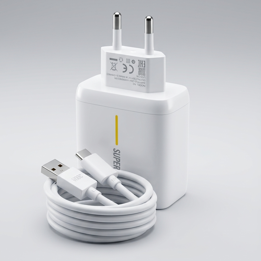 VIVO SUPER VOOC Fast Charger + Type-C Cable