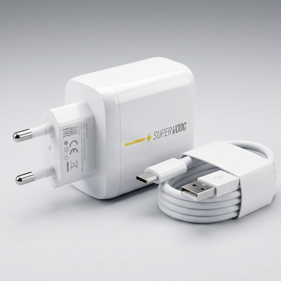VIVO SUPER VOOC Fast Charger + Type-C Cable