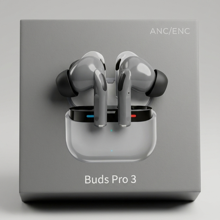 Samsung Galaxy Buds Pro 3 Wireless Earbuds – Active Noise Cancelling, Deep Bass Sound, Bluetooth 5.3, Long Battery Life, Premium In-Ear Headphones for Calls & Music
