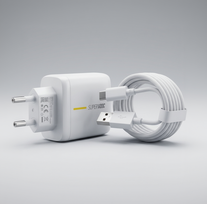 VIVO SUPER VOOC Fast Charger + Type-C Cable