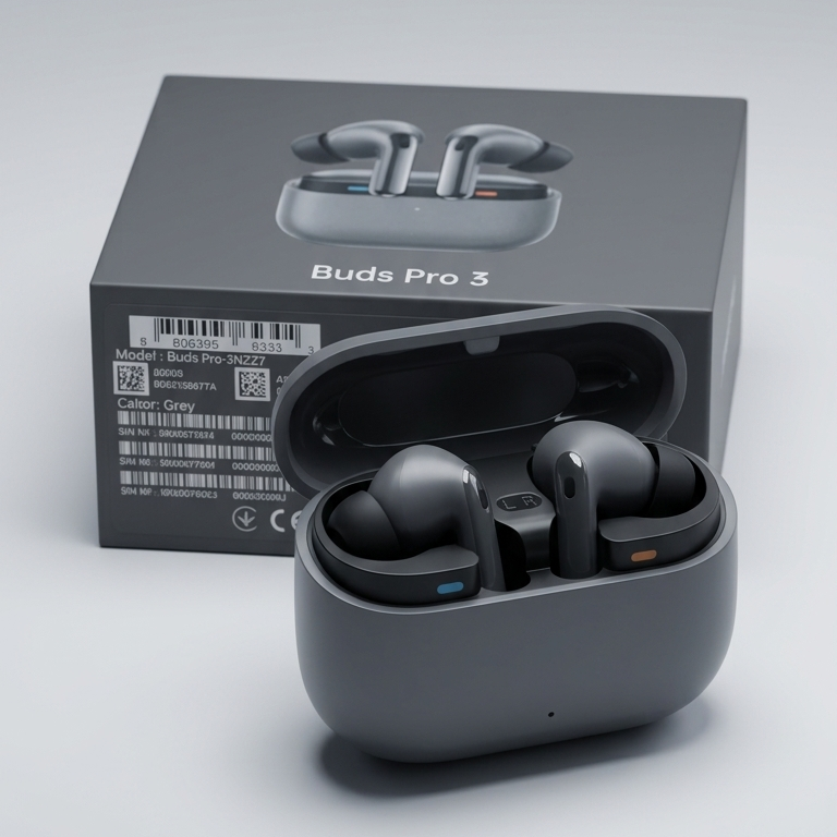 Samsung Galaxy Buds Pro 3 Wireless Earbuds – Active Noise Cancelling, Deep Bass Sound, Bluetooth 5.3, Long Battery Life, Premium In-Ear Headphones for Calls & Music